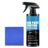 Ceramic Coating Kit - Paint Protectant, Gloss Enhancer, Hydrophobic Shield | Quick cur Formula, Instant Wipe Shine For Automotive Detailing Cleaning Exterior Finish view 1
