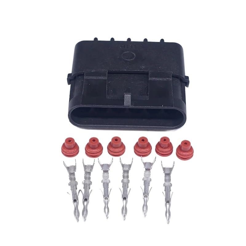XG3061Y-2.5-21 12010975 12015799 Female Male Weather Pack Electrical Wire 2.5 Connector Plug Sealed Wiring Automobile Connectors(Male)