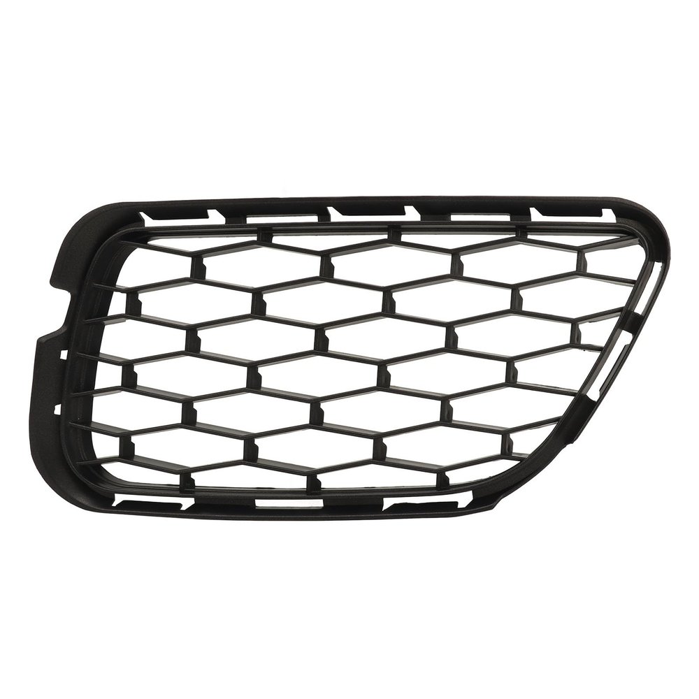 Front Bumper Air Vent Grille Cover, Front Bumper Grille Mesh for Quattroporte 2013-2016, Sporty Style Black ABS Grille Guard with Perfect Ventilation for Engine Cooling (Right: 670013780)