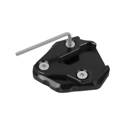 For Honda CB1300 2020 2021 2022 2023 2024 Motorcycle CNC Kickstand Foot Side Stand Extension Enlarger Support Plate Pad(Black)