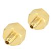 Haofy Refrigerant Charging Adapter Brass W21 to 1 4 SAE HVAC Connector for R32 R134a R407a AC Repair Home and Professional Use Lightweight 112g view 1