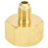 Haofy Refrigerant Charging Adapter Brass W21 to 1 4 SAE HVAC Connector for R32 R134a R407a AC Repair Home and Professional Use Lightweight 112g view 4