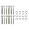 Keenso SBF Intake Manifold Bolts Stainless Steel Kit with Allen Socket Head Bolts and AN Washers 12 Piece Set for for 289 302 5.0L 351W Engine Repair view 2
