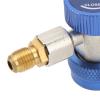 Jeffergarden R134A Adapter Fittings, Brass Coupler Set,Quick Connectors for AC Manifold Gauge, High Low Adjustable Coupler for Refrigerant Gas Refill, with Sleeve Protection for view 3