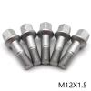 Wheel Lug Bolts Compatible with Benz for CL203 2001-2008 for W210 1995-2002 OEM 1244000170 4 PCS Car Tyre Wheel Hub Bolts Nuts Truck Parts view 2