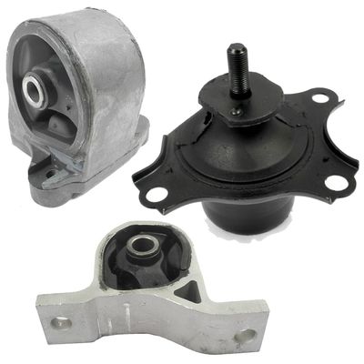 EIDZADK for Honda for Civic 2001 2004 Engine Motor & Transmission Mount Set of 3pcs Front Left Rear