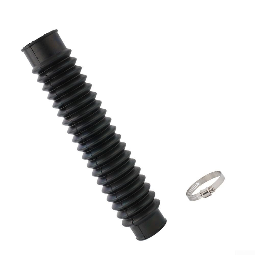 Black Motorcycle Air Filter Hose Tube, Thick Intake Pipe for ATV UTV Side-by-Side, Replacement Part, Easy Install, 1 Pack
