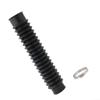 Black Motorcycle Air Filter Hose Tube, Thick Intake Pipe for ATV UTV Side-by-Side, Replacement Part, Easy Install, 1 Pack view 1