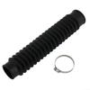 Black Motorcycle Air Filter Hose Tube, Thick Intake Pipe for ATV UTV Side-by-Side, Replacement Part, Easy Install, 1 Pack view 2