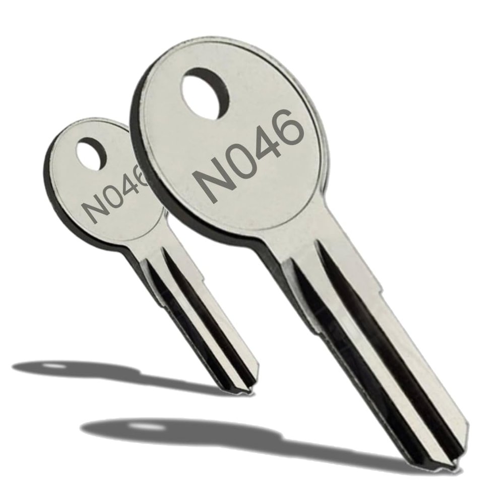 Two Keys that fit Thule Car Top Storage/Roof Top Carrier/Luggage, Ski & Bike Racks/Cut by Code that fit Thule Locks/Key Code N046