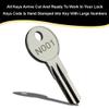 Two Keys that fit Thule Car Top Storage/Roof Top Carrier/Luggage, Ski & Bike Racks/Cut by Code that fit Thule Locks/Key Code N060 view 2