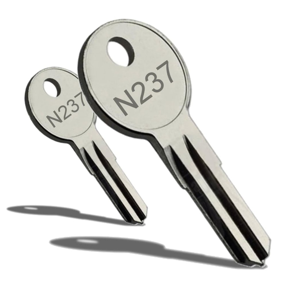 Two Keys that fit Thule Car Top Storage/Roof Top Carrier/Luggage, Ski & Bike Racks/Cut by Code that fit Thule Locks/Key Code N237