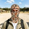 Qewfoju Gingerbread Holiday Sweets 3 Print 1 Pcs Balaclava Ski Mask Full Face Cover Unisex Motorcycle Neck Gaiter Black view 2