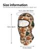 Qewfoju Gingerbread Holiday Sweets 3 Print 1 Pcs Balaclava Ski Mask Full Face Cover Unisex Motorcycle Neck Gaiter Black view 3
