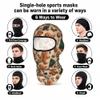 Qewfoju Gingerbread Holiday Sweets 3 Print 1 Pcs Balaclava Ski Mask Full Face Cover Unisex Motorcycle Neck Gaiter Black view 4