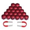Eacam Wheel Nut Covers Auto Part Vehicle Part Wheel Accessory 20pcs 17mm Bolt Caps Universal Plastic Firm Fit for Protection with 2 Removal Tools for Car Wheels view 3