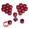Eacam Wheel Nut Covers Auto Part Vehicle Part Wheel Accessory 20pcs 17mm Bolt Caps Universal Plastic Firm Fit for Protection with 2 Removal Tools for Car Wheels view 4