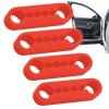 Sound Damper Door Lock Buffers Car Door Lock Silencer Silicone Elastic Damper Cushion Car Doors Locks Shock Absorber for Vehicles RV Truck Automotive Sedan Pickup view 1
