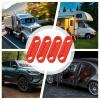 Sound Damper Door Lock Buffers Car Door Lock Silencer Silicone Elastic Damper Cushion Car Doors Locks Shock Absorber for Vehicles RV Truck Automotive Sedan Pickup view 4