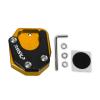 For Honda XLV 600 650 700 TRANSALP CNC Aluminum Motorcycle Side Stand Pad Enlargement Plate Kickstand Extension(Black) view 2