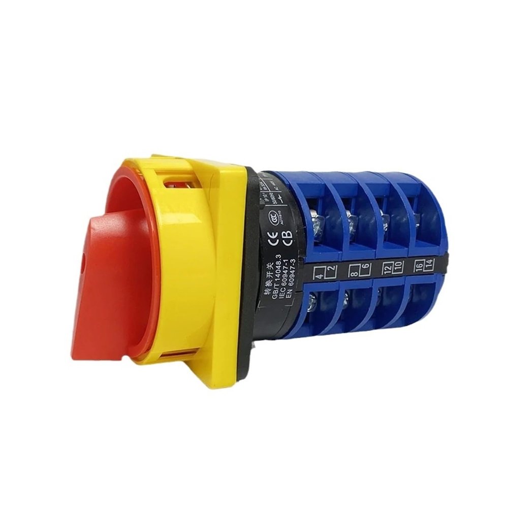 USUFKCXDG Cam Switch 690V 32A Padlock Changeover Rotary Switches 2 Position 4 Poles YMW26-32/4GS(Customize)