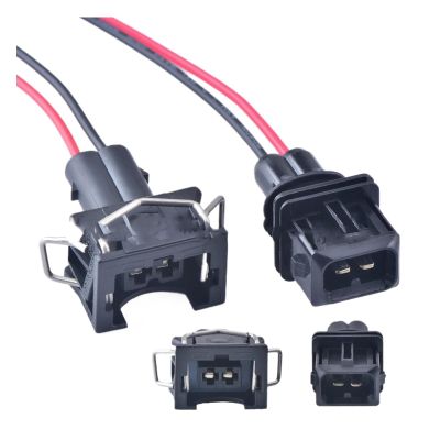ZJHAHJY 2 Pin Female Waterproof Connector Plug Housing for 829441-1 037906240 106462-1 with Wire(Female Male)