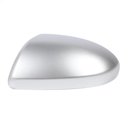 Side Rearview Mirror Cover Cap Reliable Protection Impact Proof Scratch Proof Stylish Look Wing Mirror Housing Replacement for Vehicle (Right)(Left/Silver)