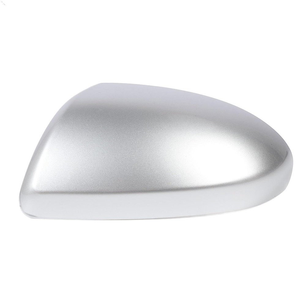 Side Rearview Mirror Cover Cap Reliable Protection Impact Proof Scratch Proof Stylish Look Wing Mirror Housing Replacement for Vehicle (Right)(Left/Silver)