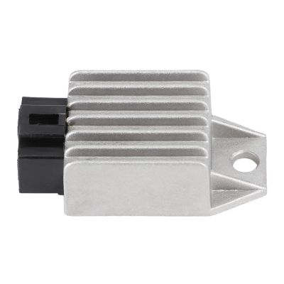 Motorcycle Rectifier Regulator 4 Pin Motorcycle Regulated Voltage Stabilizers Regulator 12V Universal Rectifier for Scooter Moped ATVs, for Go-Karts