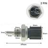 Sensor Engine Water Coolant Temperature Gauge Temp Sensor Sender Compatible with Renault Gran Tour Scenic KADJAR II III 1.6 2.0 DCi TCe view 3