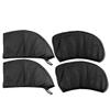 MotorCart Basics 2/4Pcs Elastic Car Window Sunshades Breathable Mesh Side Window Screen for Family Pet Uv Protection Fit for Most Cars(2Pcs Front Window +2Pcs Rear Window) view 1