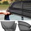 MotorCart Basics 2/4Pcs Elastic Car Window Sunshades Breathable Mesh Side Window Screen for Family Pet Uv Protection Fit for Most Cars(2Pcs Front Window +2Pcs Rear Window) view 4