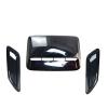 Ayerann 3 Pcs Car Air Flow Intake Hood Scoop Vent Bonnet Decorative Cover Center Side Air Outlet Hood Universal Auto Exterior Accessories(Carbon Fiber Look) view 1