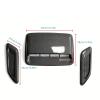 Ayerann 3 Pcs Car Air Flow Intake Hood Scoop Vent Bonnet Decorative Cover Center Side Air Outlet Hood Universal Auto Exterior Accessories(Carbon Fiber Look) view 4