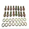 6 Point Zinc Header Bolt Kit for Small Block Ford V-8 289 302 351W 351C 400M Also for Big Block Ford Fe 352 390 428 429 460, Header Bolt Kit Part Number 9827 view 1
