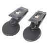 Maqulae Car Ticket Holder Parking Ticket Holder Vehicle Mounted Clip Suction Cup Clamp Stylish Design No Tools Easy Install with Strong Adhesive for Dashboard Window (Black) view 2