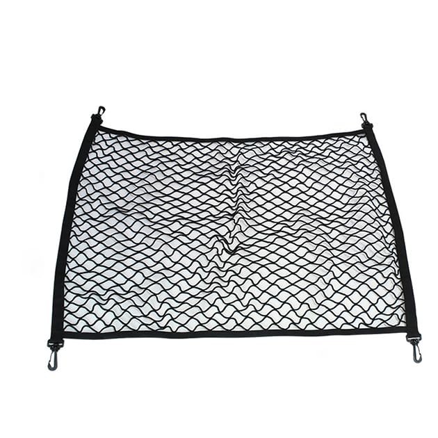 Trunk Cargo Net for Kia K5 20212025 2026 DL3, Heavy Duty Elastic Mesh, Rear Organizer with 4 Hooks, Secure Luggage Storage, Durable Nylon