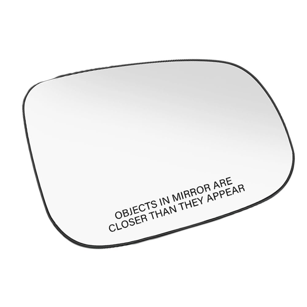 YiZenion Passenger Right Side Heated Rear View Mirror Glass Replaces 31352498, Compatible with Volvo S60 2014-2015 S80 2014-2015 V60 2015-2018 Jaguar XJ XF 2013-2018, 1PC