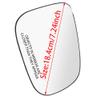 YiZenion Passenger Right Side Heated Rear View Mirror Glass Replaces 31352498, Compatible with Volvo S60 2014-2015 S80 2014-2015 V60 2015-2018 Jaguar XJ XF 2013-2018, 1PC view 4
