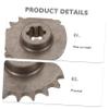 NIYANGLE 4pcs Front Sprocket Kit for 47cc 49cc Mini Motorcycles, Metal Chain Replacement Gears 11t 14t 17t 20t for Dirt Bike ATV Quad Performance Parts view 3