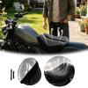 Motorcycle Gel Seat Cushion - Universal TPE Shock Absorption Pad with Waterproof Cover, Breathable Non-Slip Ergonomic Long Ride Comfort for Motorbike & Scooter (Black, 14.37" x 15.75") (Black) view 3