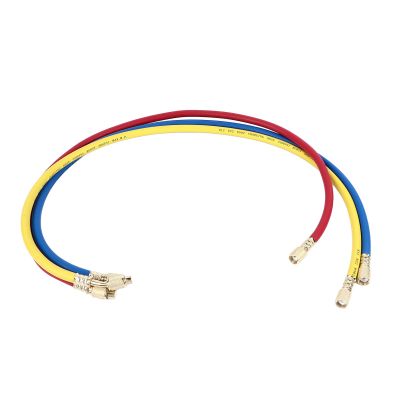 YWBL-WH HVAC Air Condition Refrigerant Charging Hose AC Refrigerant Charging Hose Refrigeration Manifold Set with Leak Proof High Pressure Resistance Rubber for R22 Air
