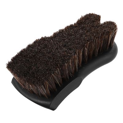 HIAKDOFT Car Interior Cleaning Brush, Horse Hair, Fabric, Soft Bristles