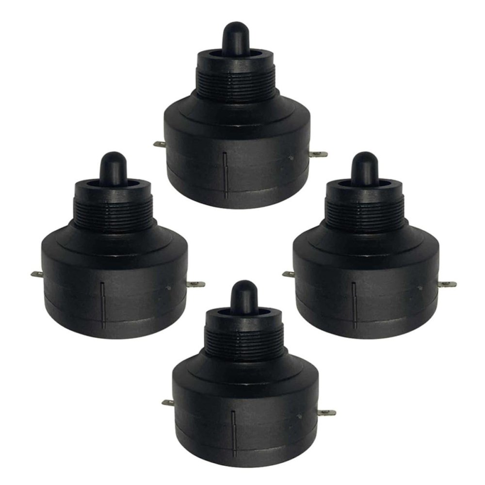 SHERCHPRY 4 Pcs Car Tweeter Horn Piezoelectric Tweeter Speakers Auto Audio Replacement for Vehicle Sound System