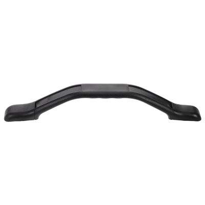 Operitacx Rv Grab Handle Plastic Entry Door Assist Bar with 4 Screws, Motor Home Travel Trailer Accessories, Black Plastic Grab Rail for Steps