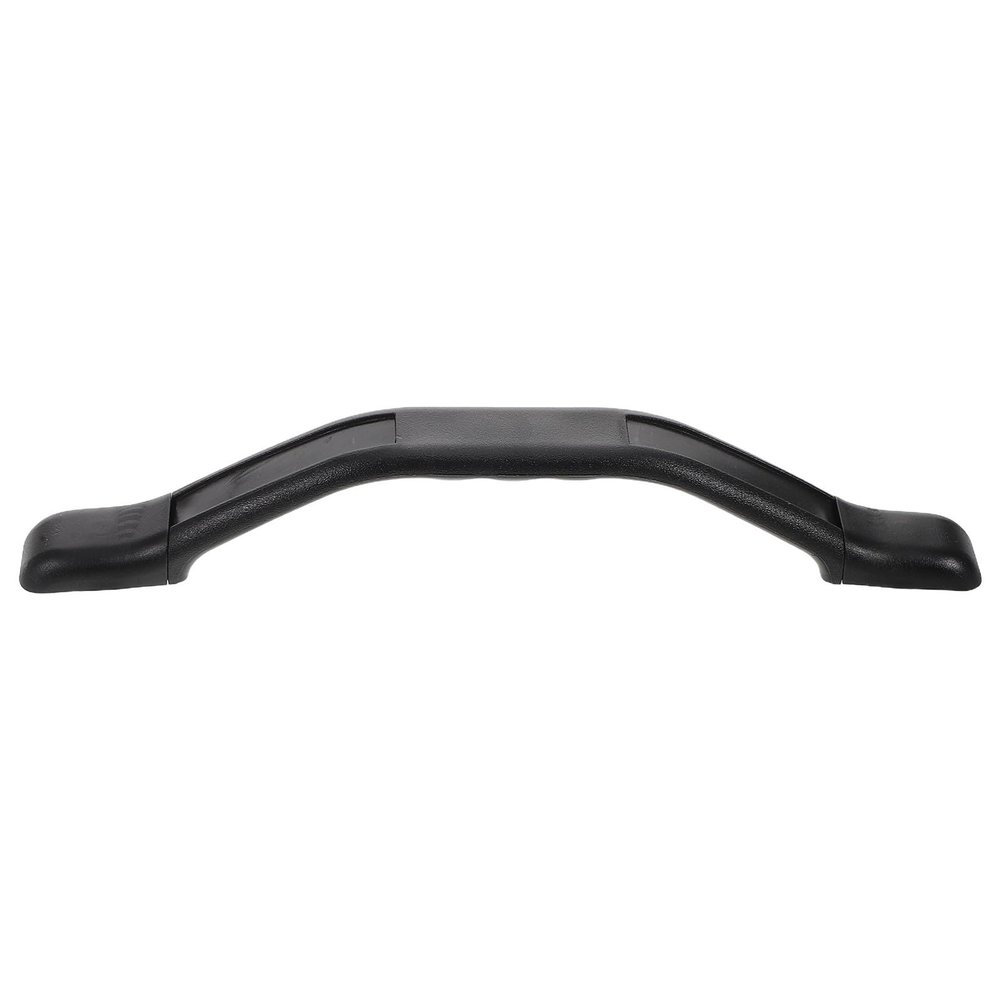 Operitacx Rv Grab Handle Plastic Entry Door Assist Bar with 4 Screws, Motor Home Travel Trailer Accessories, Black Plastic Grab Rail for Steps