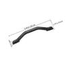 Operitacx Rv Grab Handle Plastic Entry Door Assist Bar with 4 Screws, Motor Home Travel Trailer Accessories, Black Plastic Grab Rail for Steps view 2