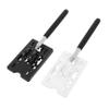Outanaya 2pcs Telescopic Card Holder Rod Vehicle Parking Swiping Stick Retractable Clip Contactless Payment Reach Extender for Garage and Apartment Access view 1
