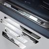 H-Quenby 4Pcs Car Door Sill Protector Compatible with 2023-2025 Toyota RAV4/RAV4 Hybrid Door Entry Guard Glossy Scratch Shield Stainless Steel Welcome Pedal Cover view 4