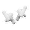 KoiLykke 20 Pcs White Nylon Rocker Panel for Door Moulding Clip Retainer for E10 E21 E30 2002 320i 318i 325i, Fits 8mm Hole view 2